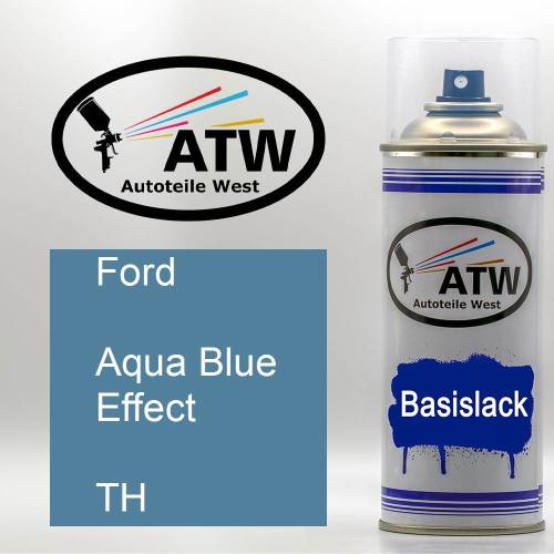 Ford, Aqua Blue Effect, TH: 400ml Sprühdose, von ATW Autoteile West.